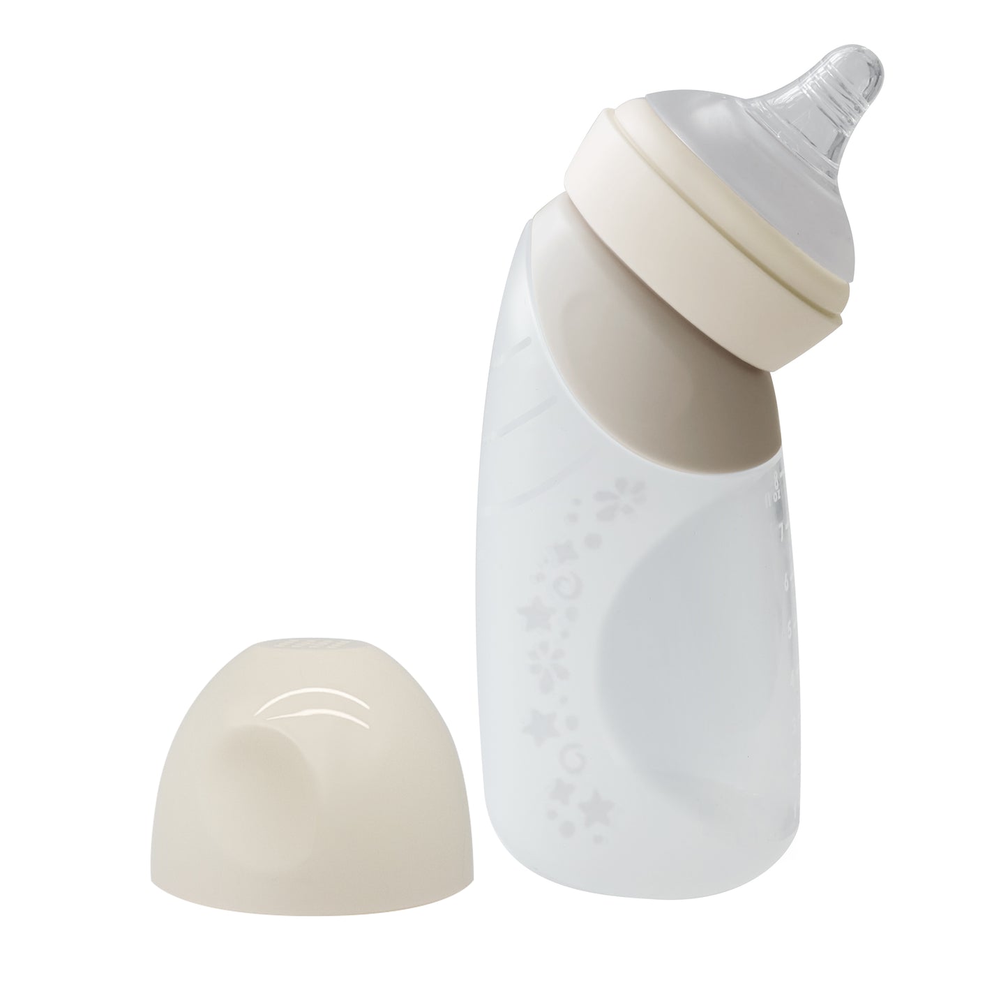 Silicone Angled Feeding Bottle (240ML)