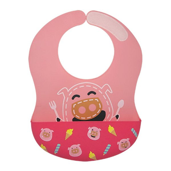 Wide Coverage Silicone Bib