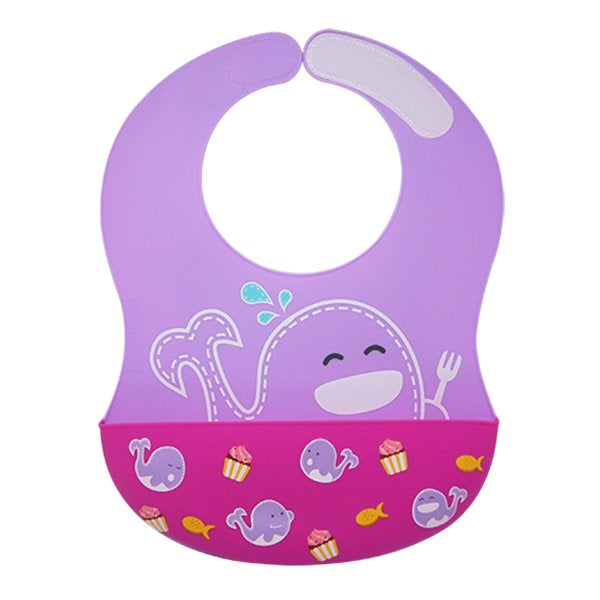 Wide Coverage Silicone Bib