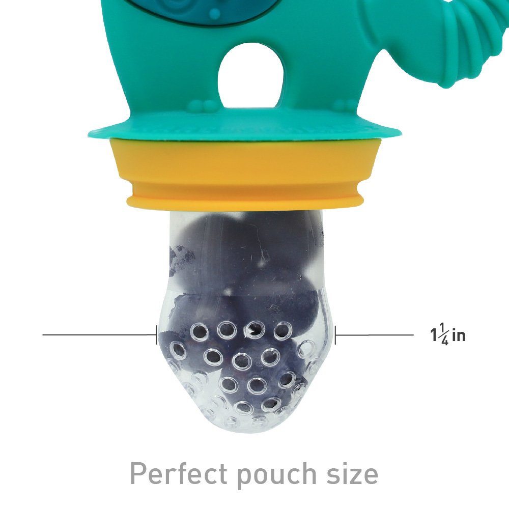 Marcus Marcus infant fruit feeder, teether with perfect pouch size