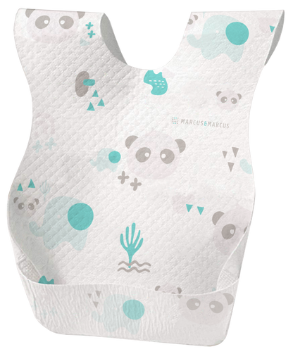 Marcus & Marcus disposable bibs for infants  green