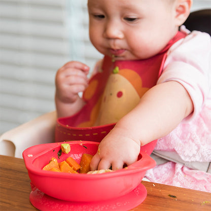 Marcus & Marcus suction bowl for baby led weaning and solid starts BPA Phthalate free promotes self feeding