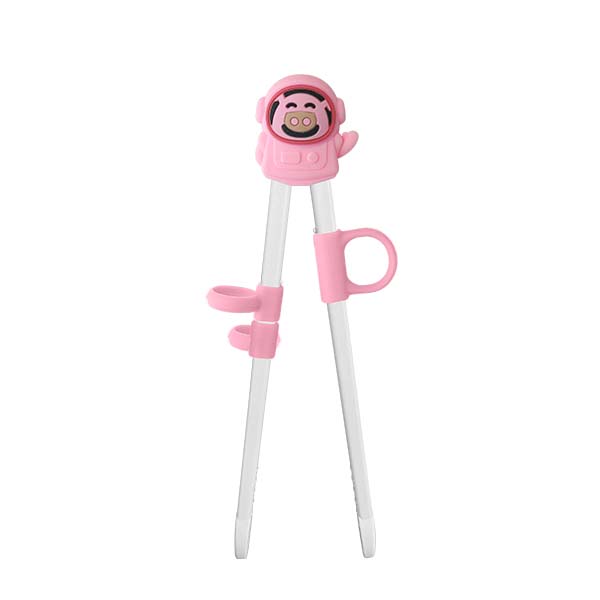 Marcus & Marcus training chopsticks, dishwasher safe, fun chopsticks  pink