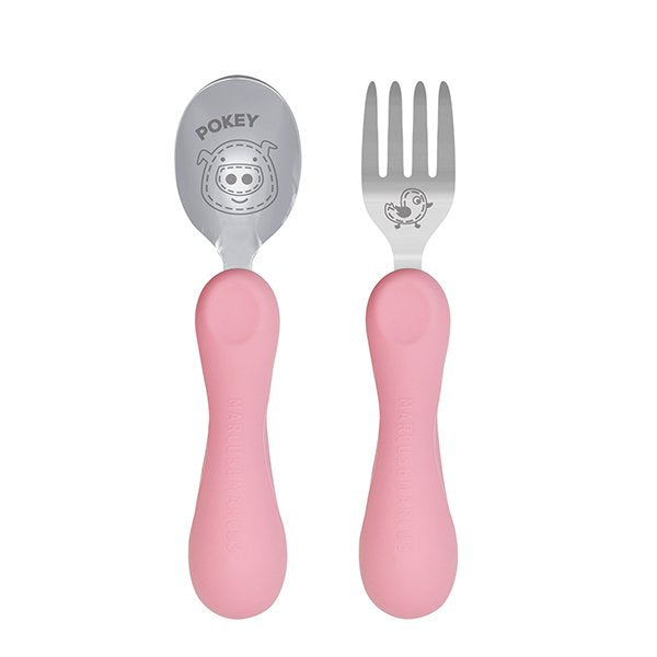 Easy Grip Spoon & Fork Set