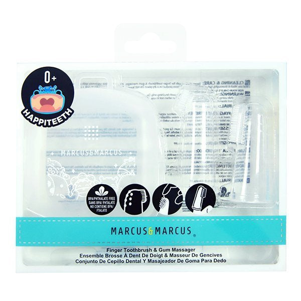 Finger Toothbrush & Gum Massager Set