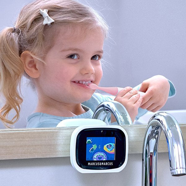 Kids Interactive Sonic Silicone Toothbrush Set + Toothpaste (with Fluoride)
