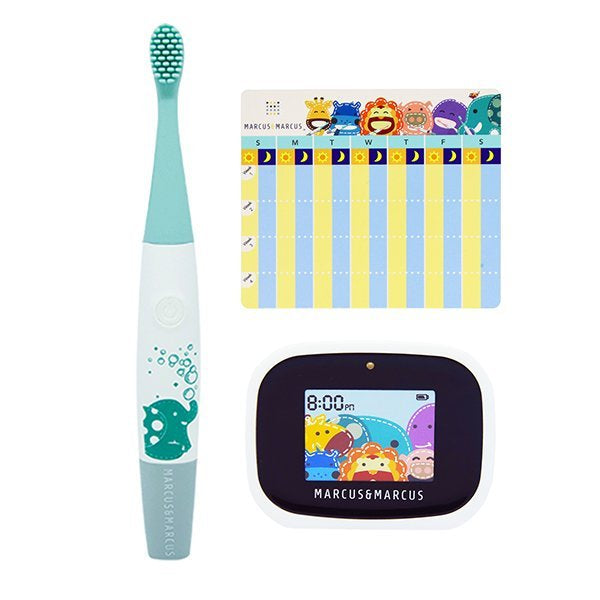 Kids Interactive Sonic Silicone Toothbrush Set + Toothpaste (with Fluoride)