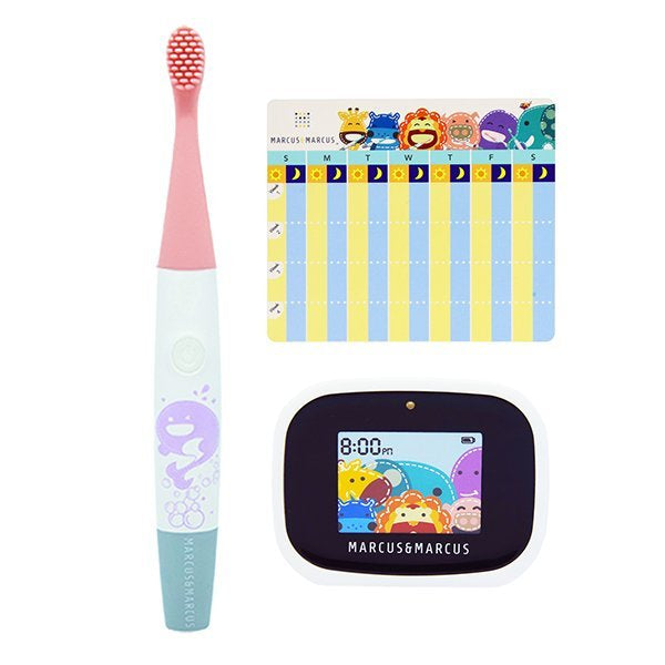 Kids Interactive Sonic Silicone Toothbrush Set + Toothpaste (with Fluoride)