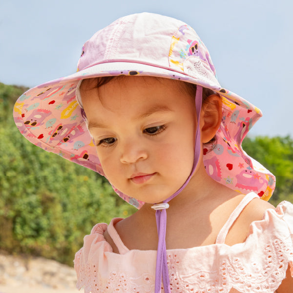 UV Protection Back Flap Hat