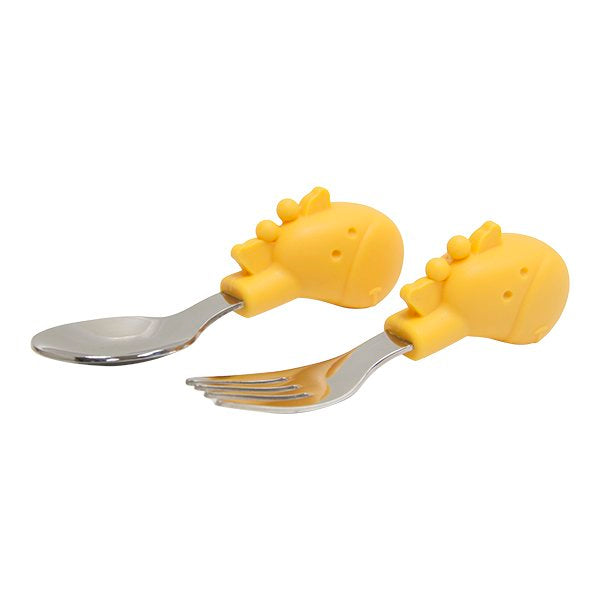 Palm Grasp Spoon & Fork Set