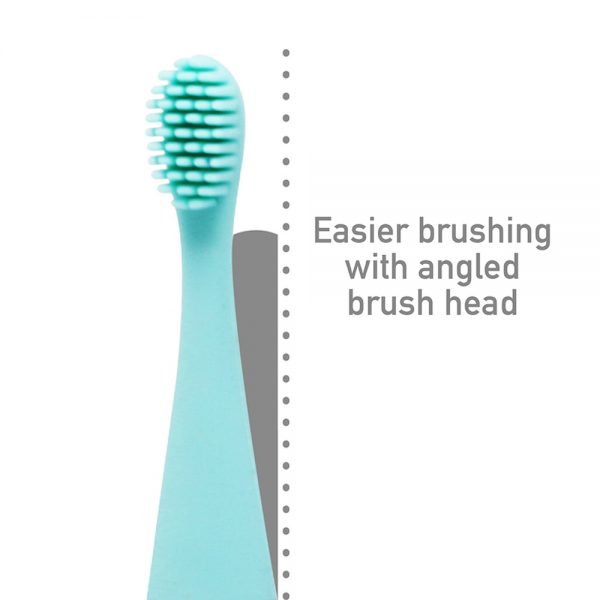 Kids Interactive Sonic Silicone Toothbrush Set + Toothpaste (with Fluoride)