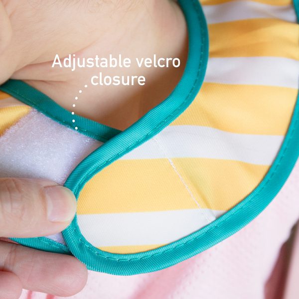 Marcus & Marcus travel baby bibs  with adjustable velcro closure