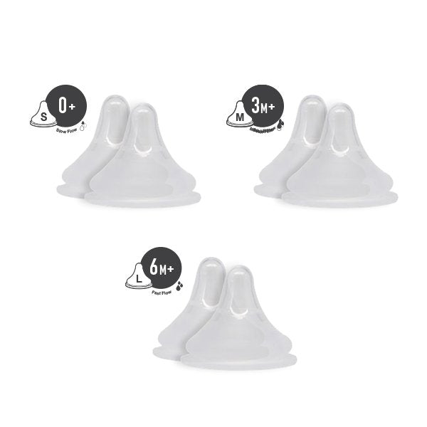 Silicone Feeding Nipple (Set of 2)