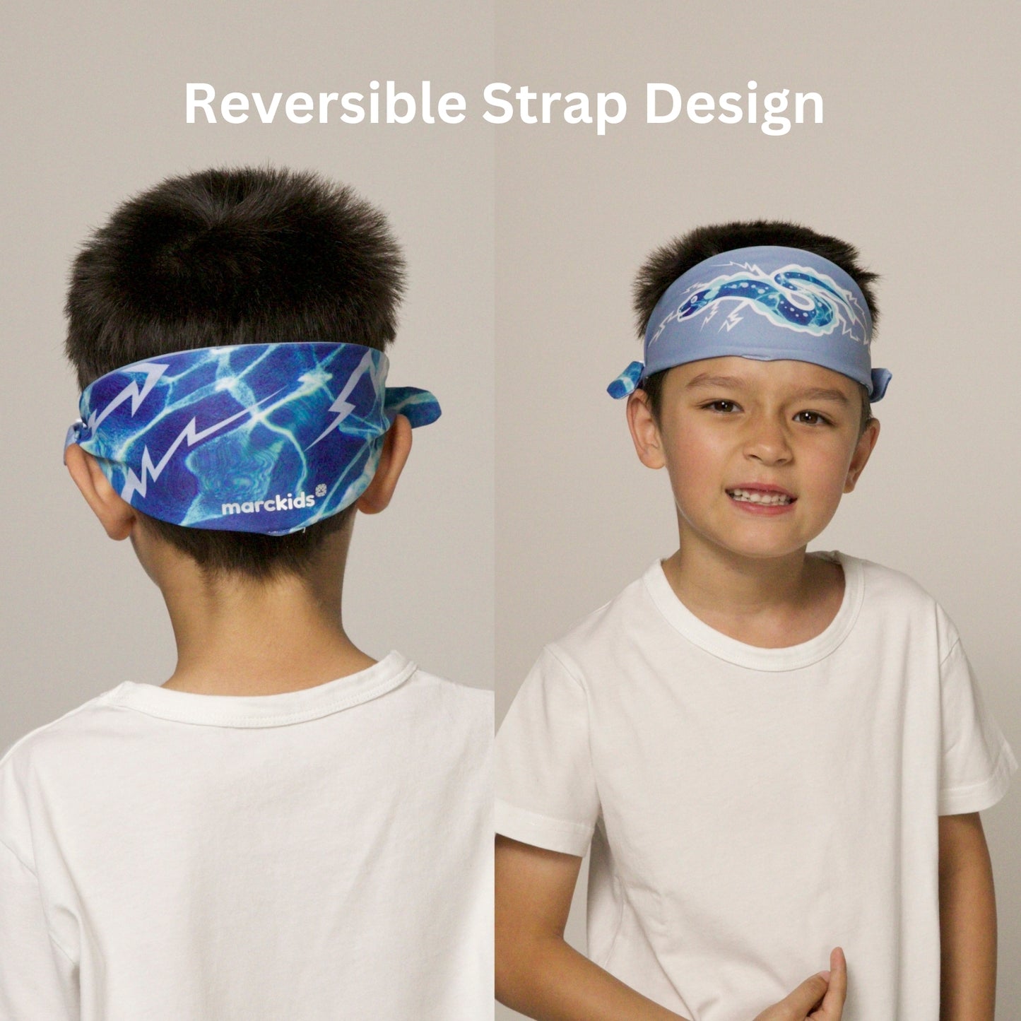 Headband Swimming Goggles - Electric Blue