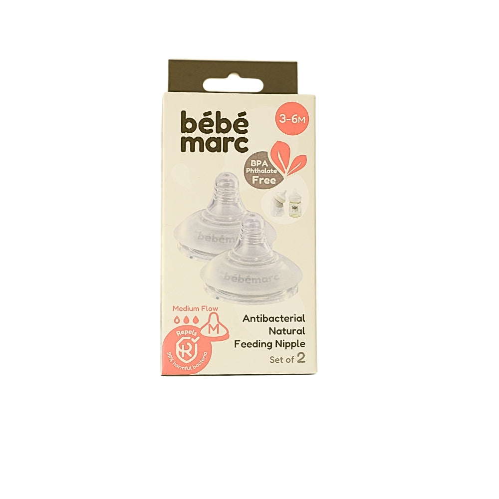 bebemarc antibacterial natural feeding nipple