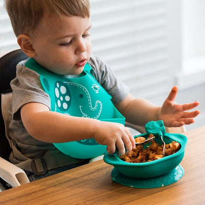 Marcus & Marcus suction bowl for baby led weaning and solid starts BPA Phthalate strong suction base