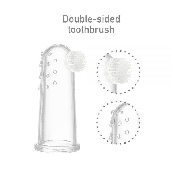 Finger Toothbrush & Gum Massager Set