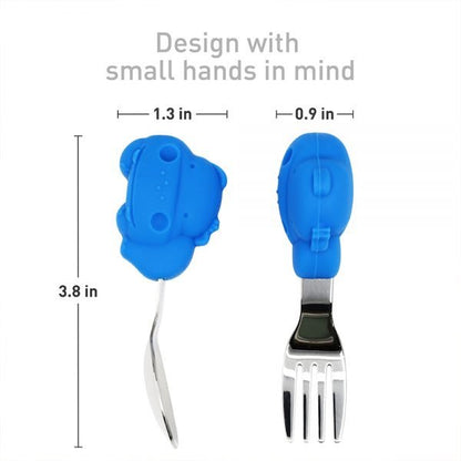 Palm Grasp Spoon & Fork Set