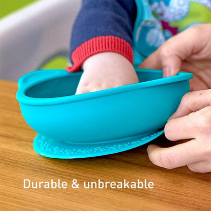 Self Feeding Suction Bowl With Lid