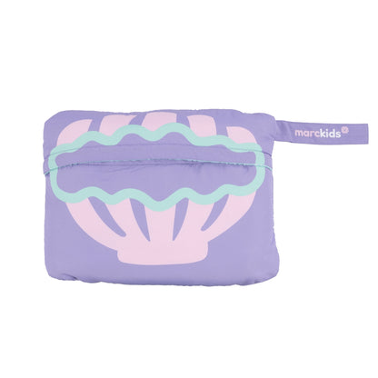 PocketPack Kid Beach Hooded Towel - Fancy Meowmaid