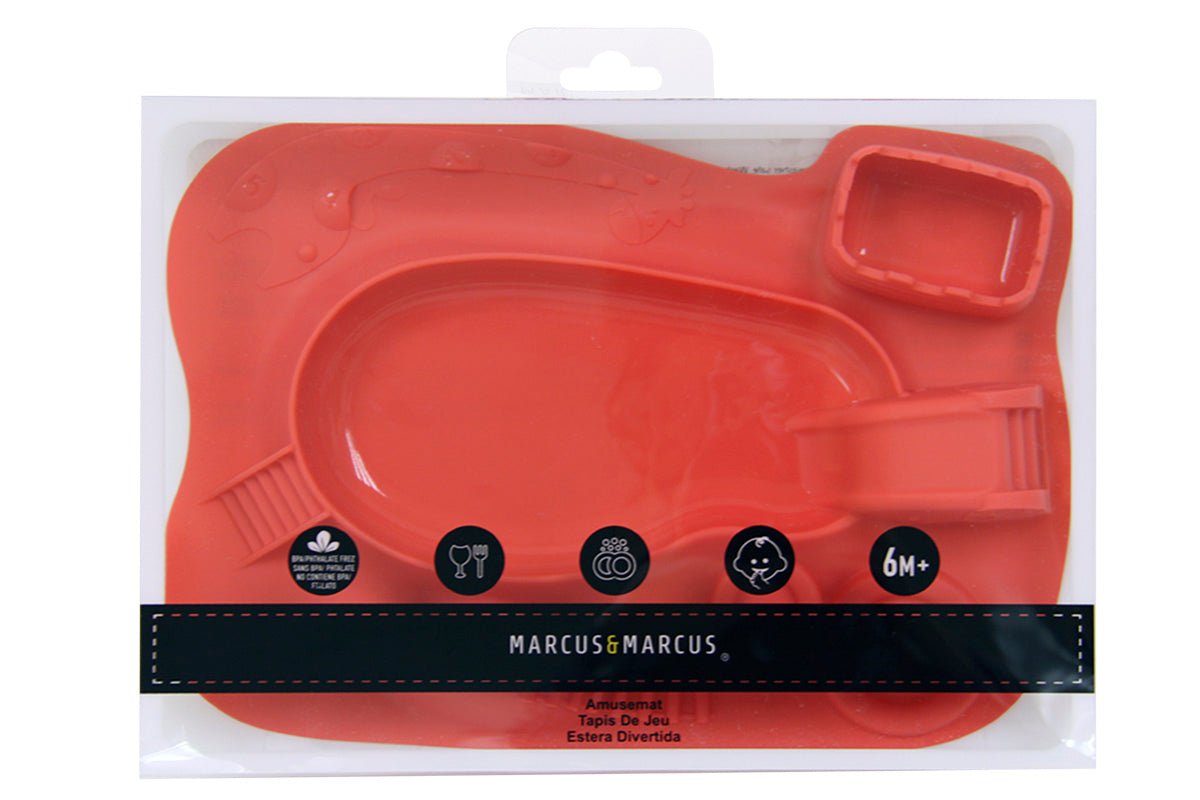Marcus & Marcus silicone plate red packaging