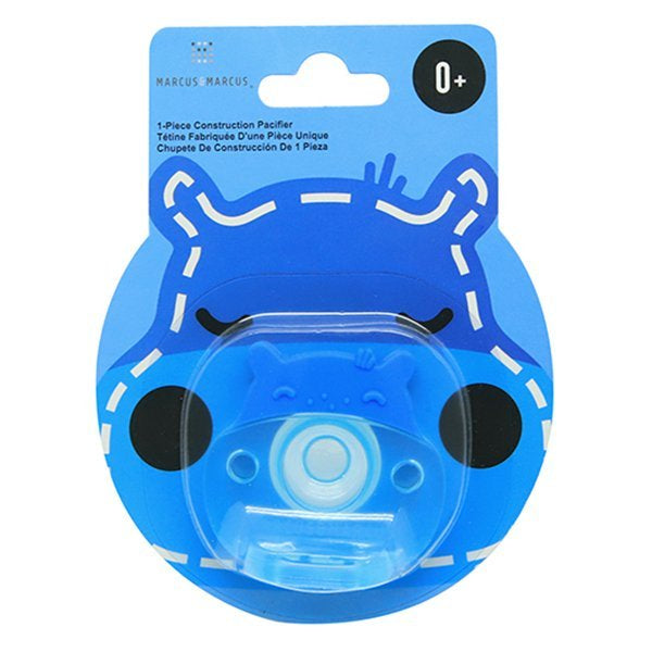 Marcus & Marcus platinum silicone infant soother pacifier blue packaging
