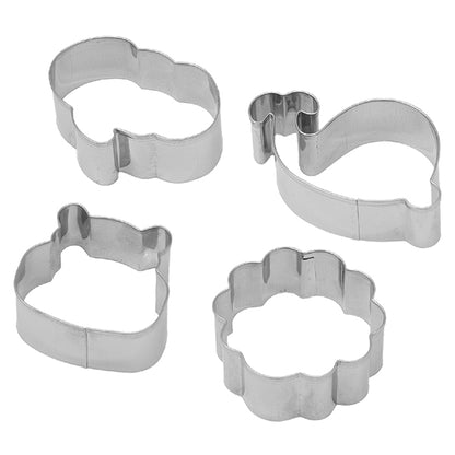 Kids Cookie Cutters with Spatula & Roller Set