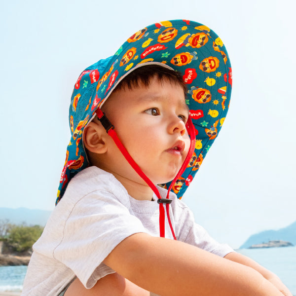 Baby sun hat clearance with back flap