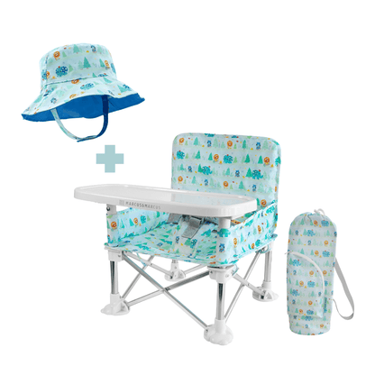 Baby Chair with Tray and UV Hat Set - Marcus & Marcus
